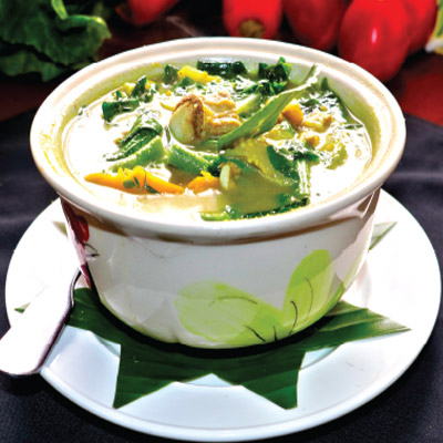 Khmer Karkor Soup with Chicken, Pork or Fish